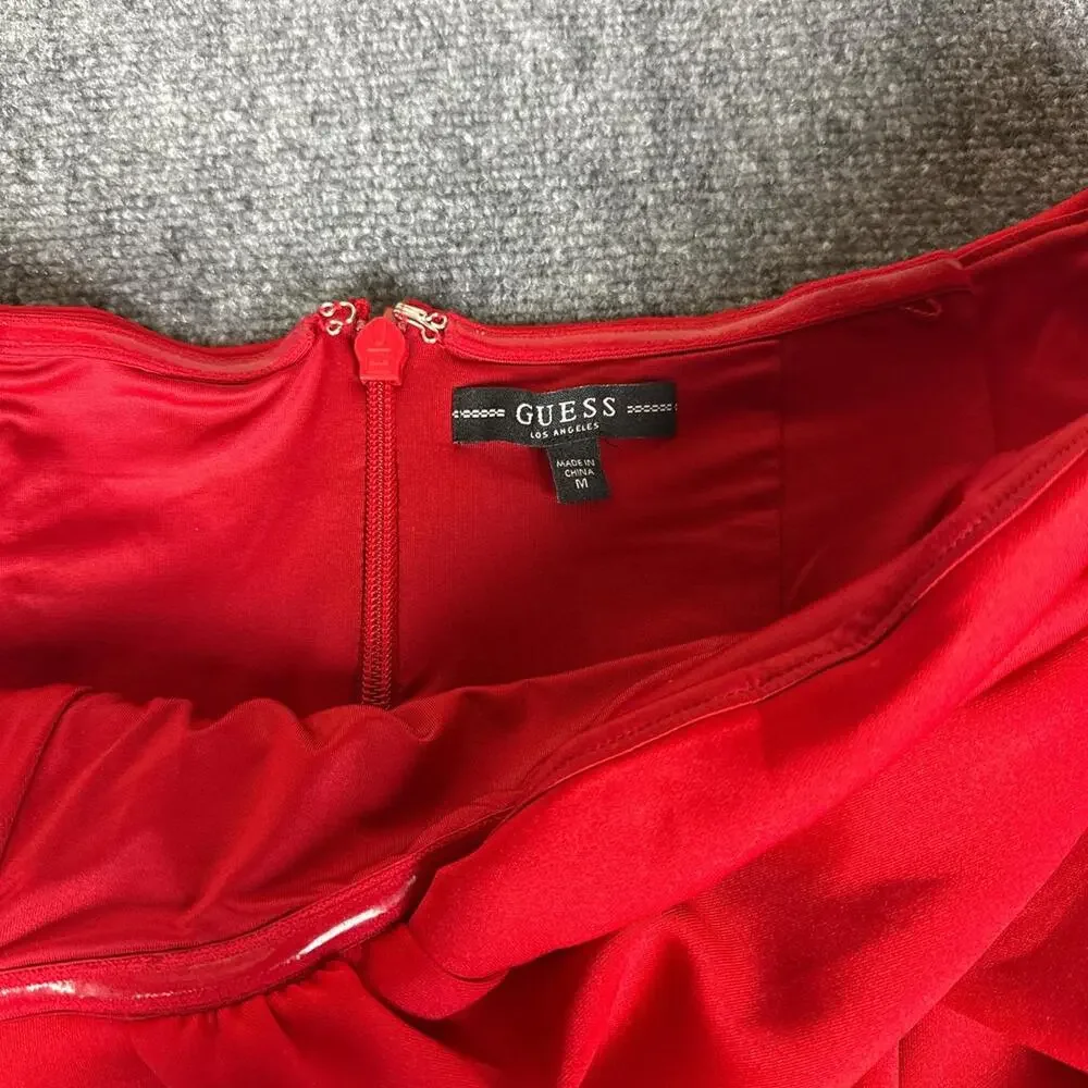 red guess mini dress - Picture 3 of 6